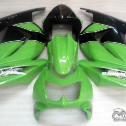 Kawasaki Ninja 250R Green &Black Motorcycle fairings(2008-2012)