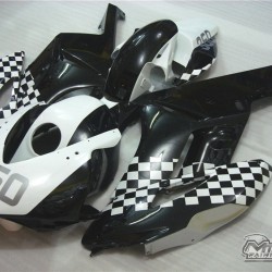 Black & White Honda CBR1000RR Motorcycle Fairings(2004-2005)
