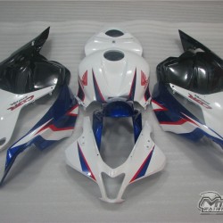 Blue & White Honda CBR600RR F5 Motorcycle Fairings (2009-2011)