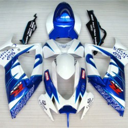 Blue & White Suzuki GSXR600 750 K6 Motorcycle Fairings(2006-2007)