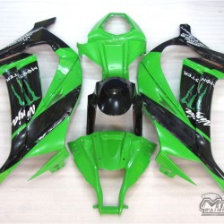 Kawasaki Ninja ZX10R Glossy Green Motorcycle fairings(2011-2015)