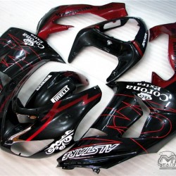 Kawasaki Ninja ZX10R Candy Red Motorcycle fairings(2006-2007)