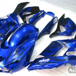 Kawasaki Ninja ZX14R Blue Motorcycle fairings(2006-2011)