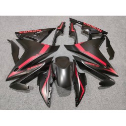  Honda CBR500R Matte Black Motorcycle Fairings (2017-2021)