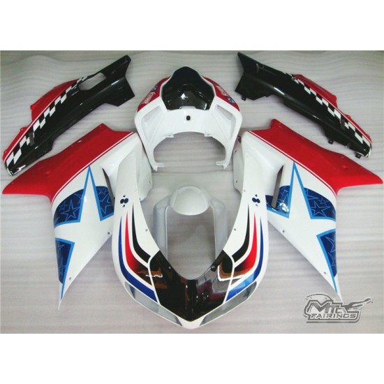 Ducati 1098 1198 848 Evo Nicky Hayden Star Style Motorcycle Fairings(2007-2012)