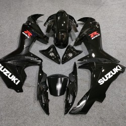 Suzuki GSXR600 750 K11 Customized Black Motorcycle Fairings(2011-2022)