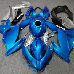  Kawasaki Ninja 400 Customized Blue Motorcycle fairings(2017-2022)
