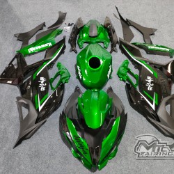 Kawasaki Ninja 400 Candy Green Color Motorcycle fairings(2017-2022)