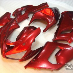 Kawasaki  Ninja ZX-6R Candy Red Motorcycle Fairings (2005-2006)
