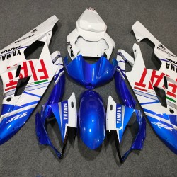 Yamaha YZF R6 Customized Blue Motorcycle Fairings(2006-2007)