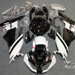Kawasaki Ninja ZX-6R Black Motorcycle Fairings with full tank cover(2009-2012)