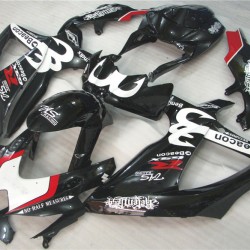 Black Suzuki GSXR600 750 K8 Motorcycle Fairings(2008-2010)