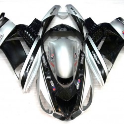 Kawasaki Ninja ZX14R Black & Silver Motorcycle fairings(2006-2011)