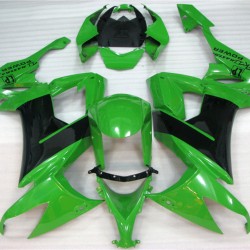 Kawasaki Ninja ZX10R green with black Motorcycle fairings(2008-2010)