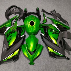 Kawasaki Ninja 250R Pearl Green Motorcycle fairings(full tank cover)(2013-2018)