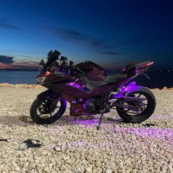 Kawasaki Ninja 400 chameleon (Purple/Red) Motorcycle fairings (2017-2022)